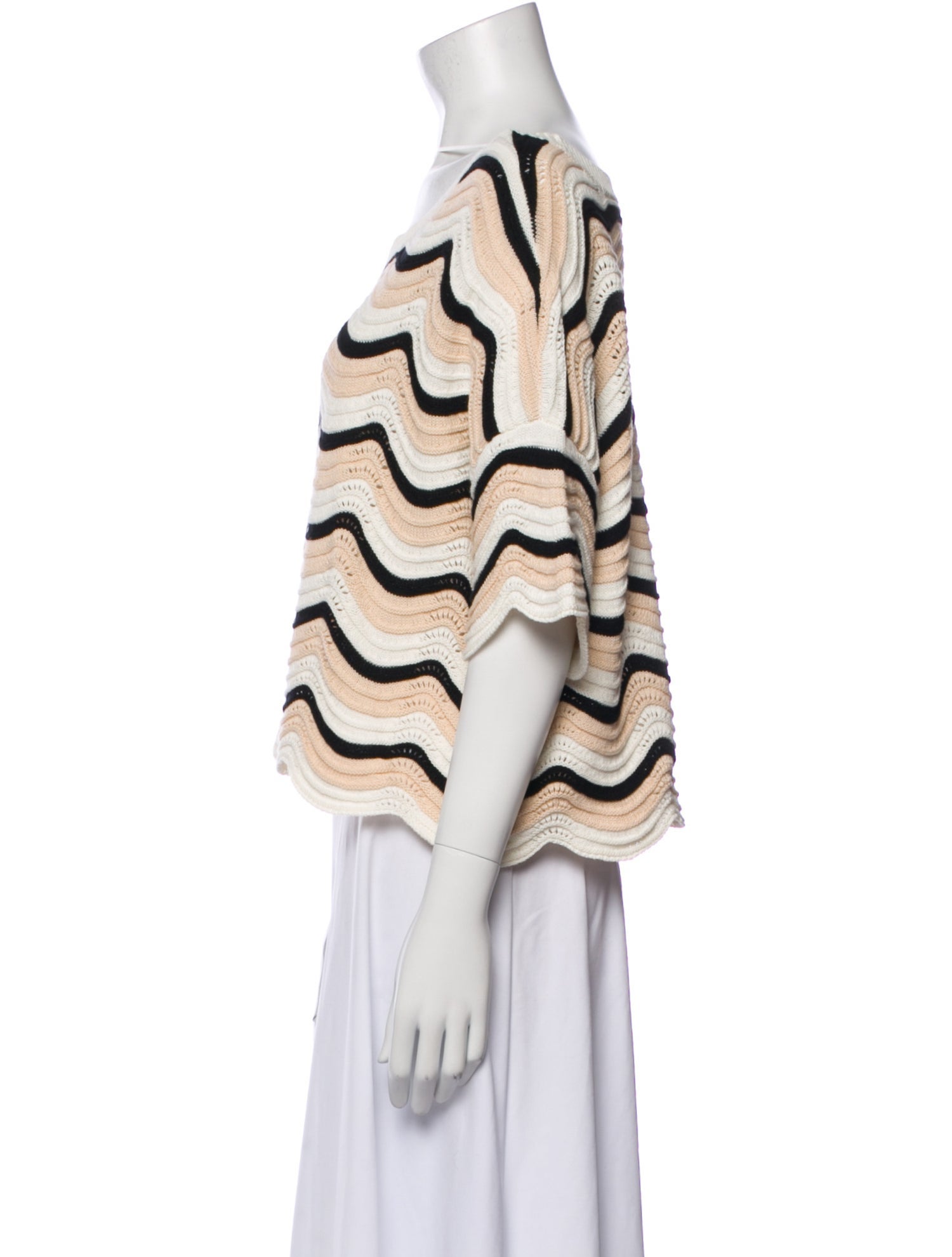 LSpace Striped Bateau Neckline Sweater