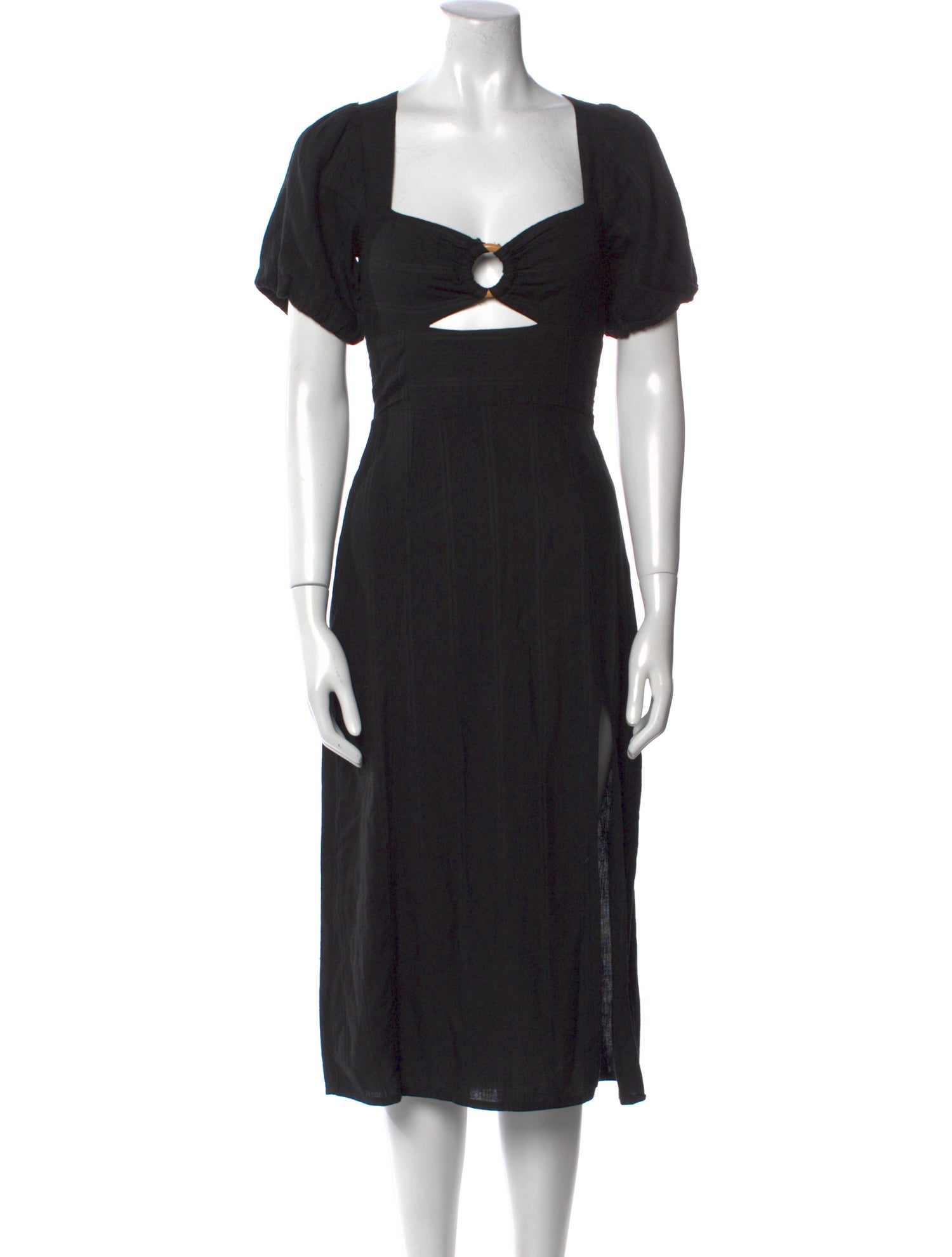 LSpace V-Neck Midi Length Dress