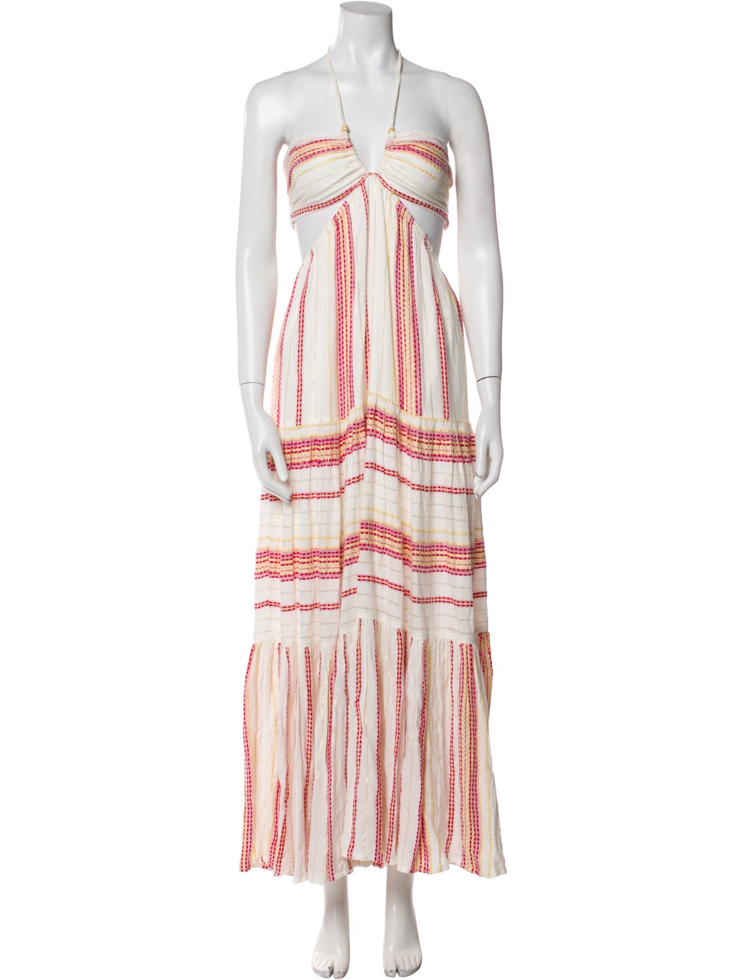 LSpace Striped Long Dress w/ Tags