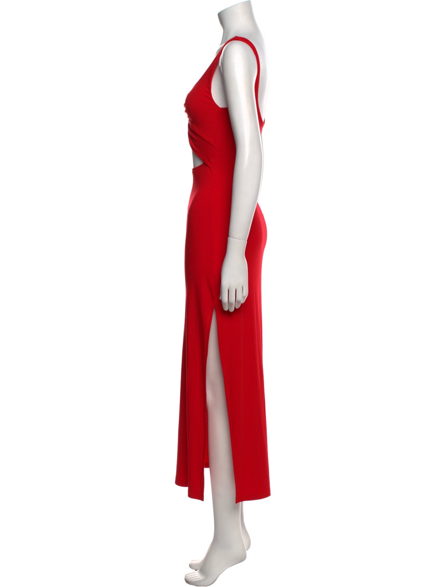 LSpace V-Neck Midi Length Dress