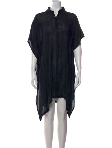 Pre-owned L*space Mini Dress In Black
