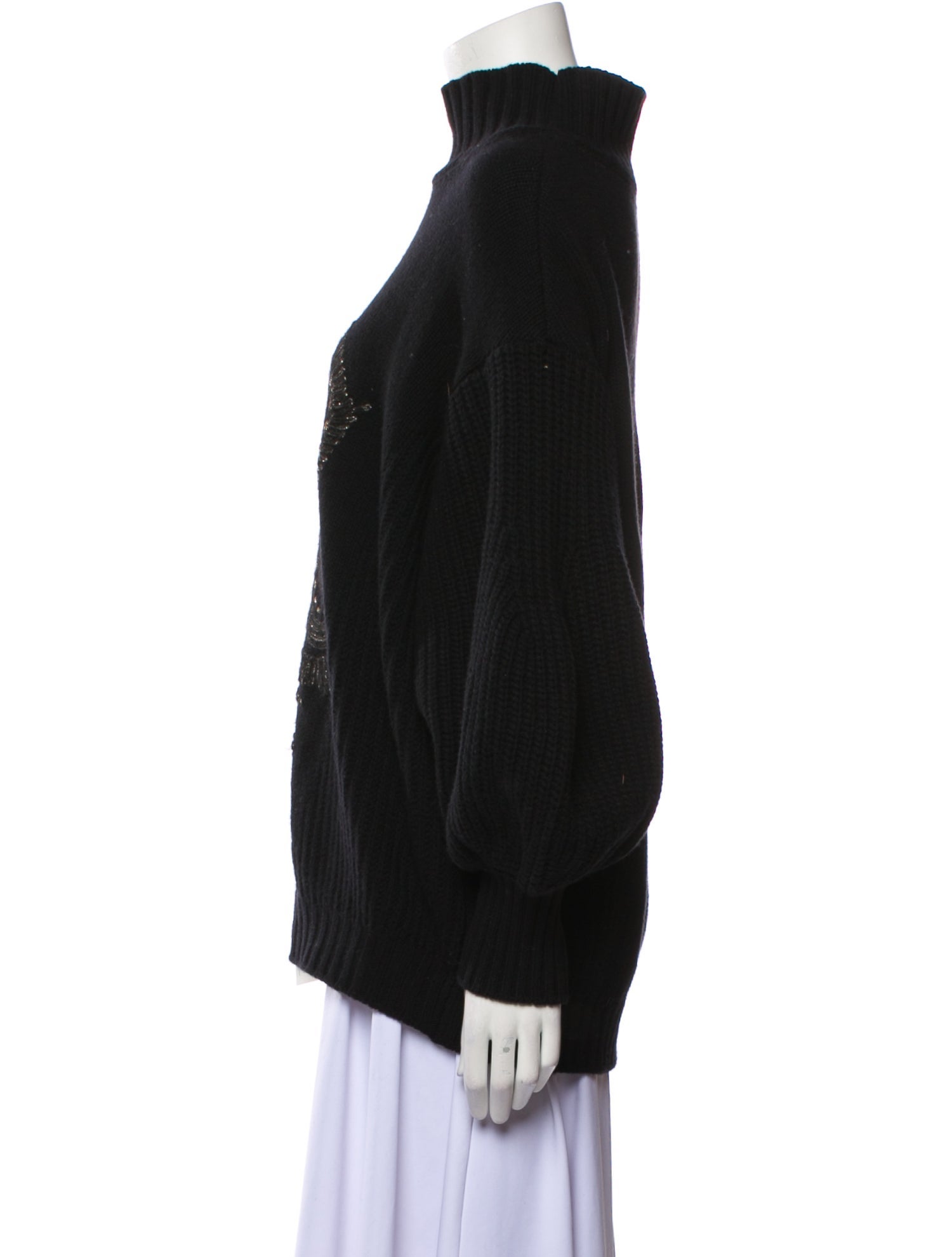 Luisa Spagnoli Virgin Wool Turtleneck Sweater