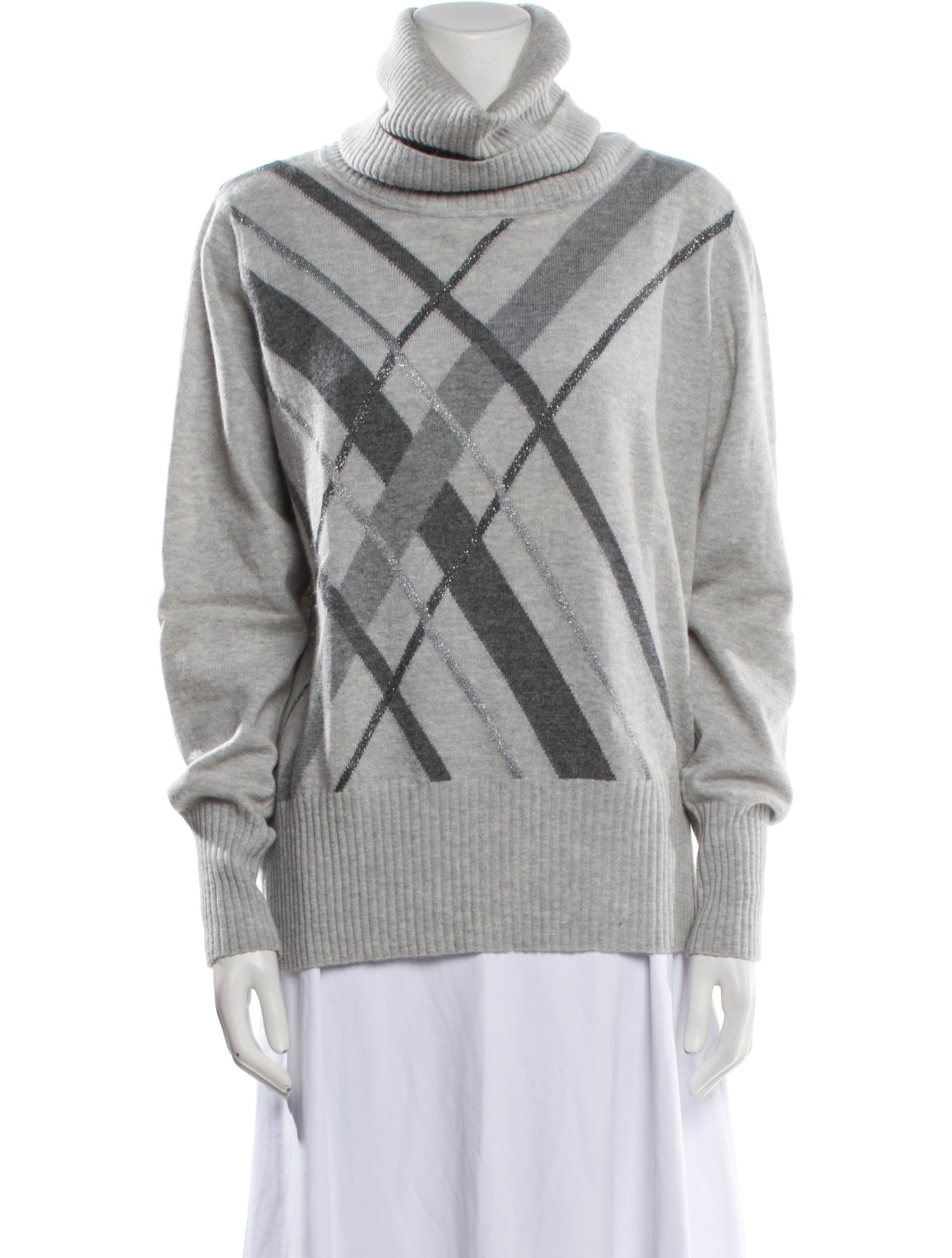 Luisa Spagnoli Virgin Wool Printed Sweater