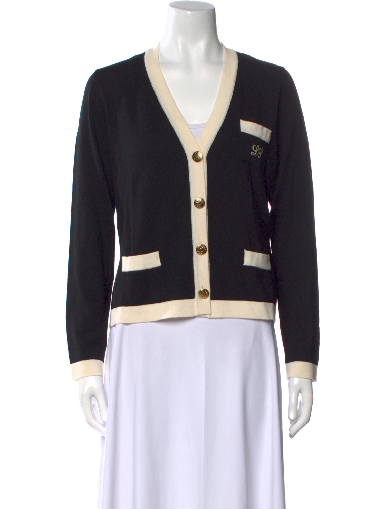 Luisa Spagnoli Virgin Wool V-Neck Sweater