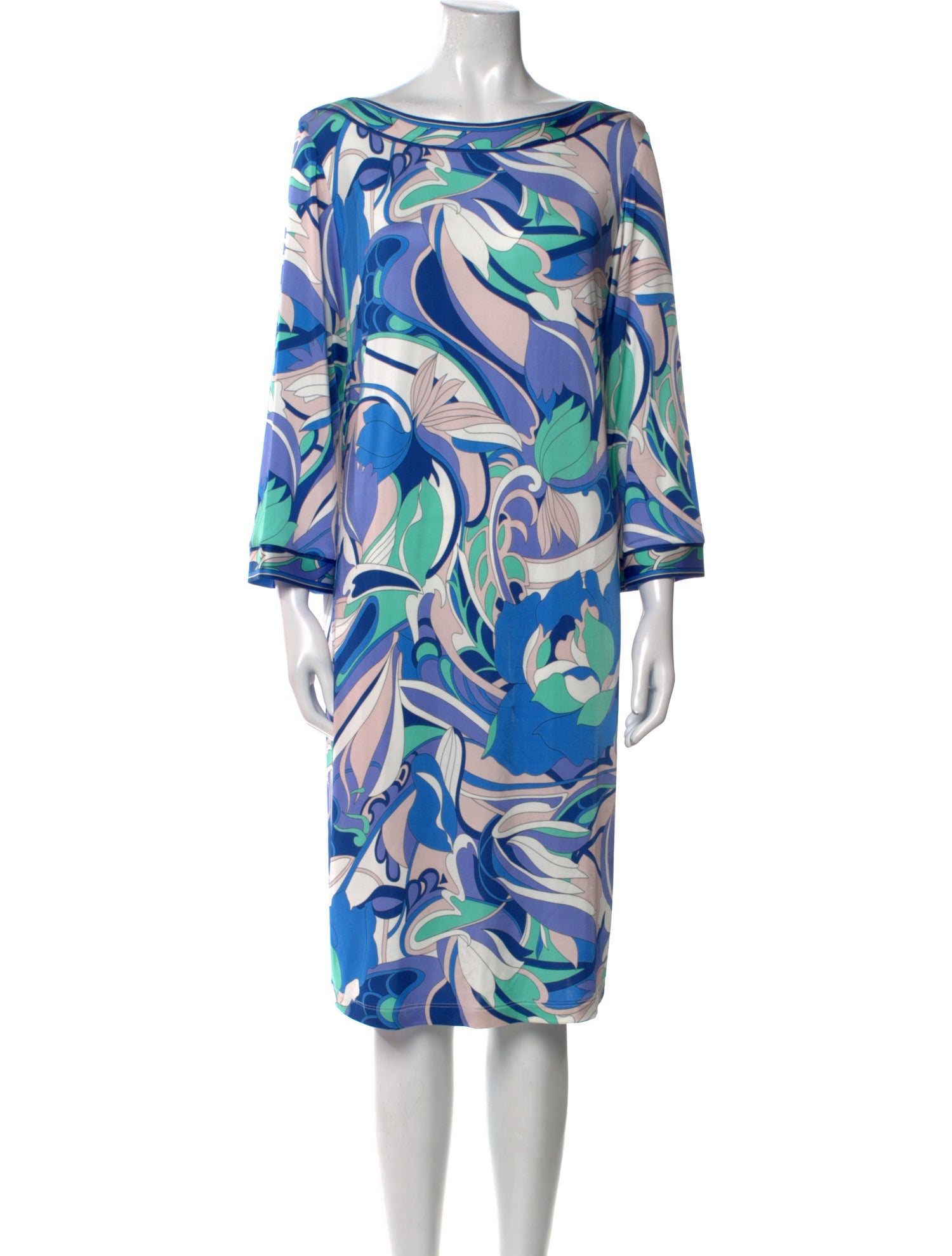 Luisa Spagnoli Printed Knee-Length Dress