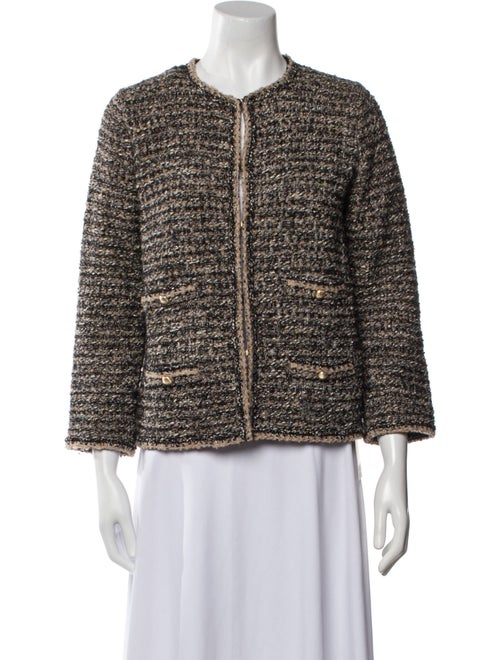 Luisa Spagnoli Virgin Wool Tweed Pattern Jacket