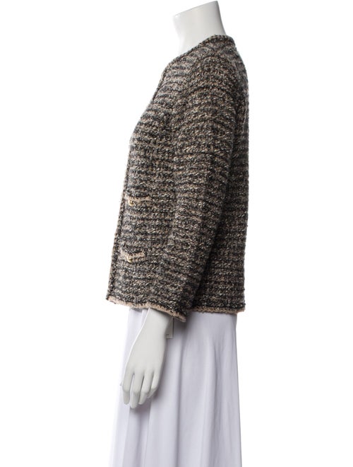 Luisa Spagnoli Virgin Wool Tweed Pattern Jacket