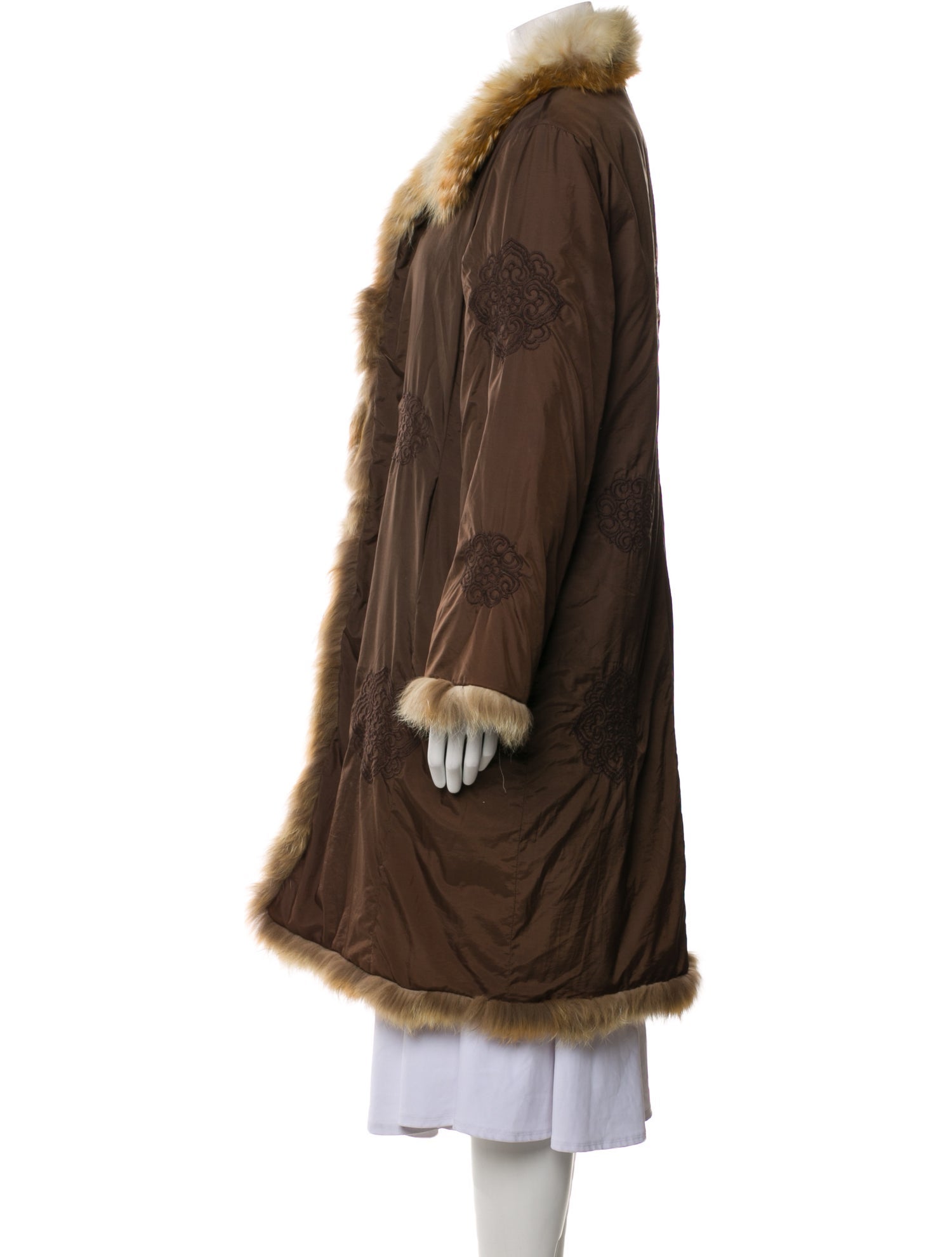 Luisa Spagnoli Faux Fur Coat