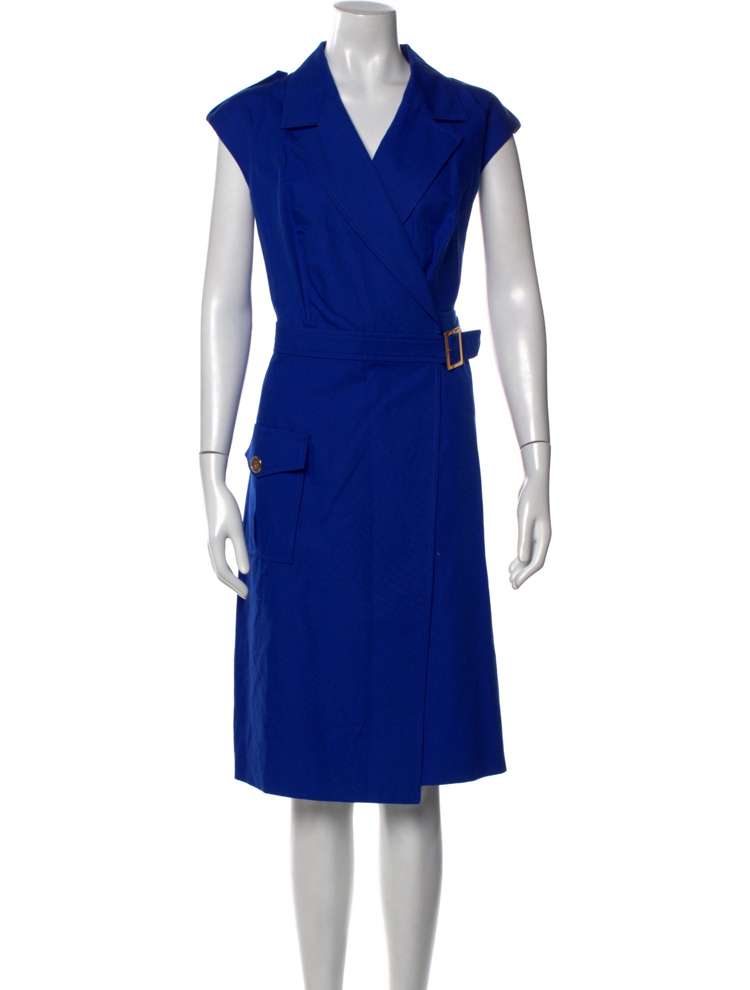 Luisa Spagnoli V-Neck Midi Length Dress