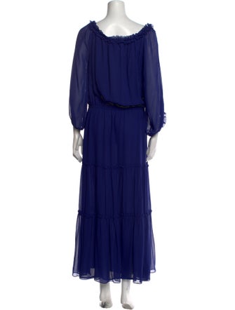 Luisa Spagnoli Silk Long Dress