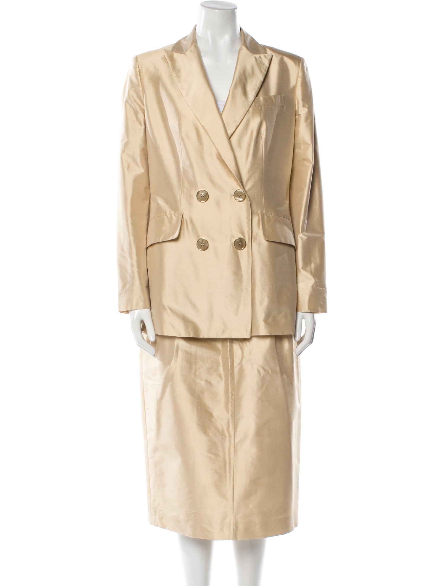 Luisa Spagnoli Silk Skirt Suit