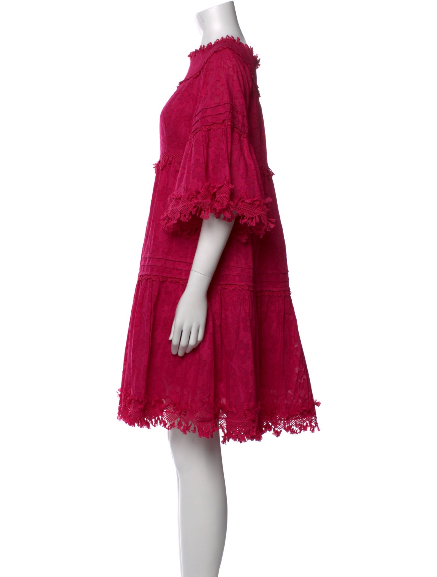 Luisa Spagnoli Bateau Neckline Mini Dress