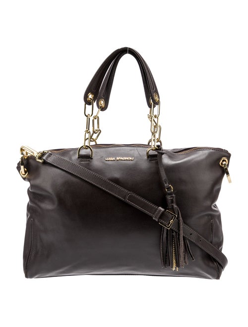 Luisa Spagnoli Leather Top Handle Bag