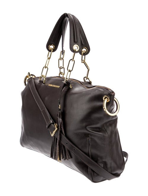 Luisa Spagnoli Leather Top Handle Bag