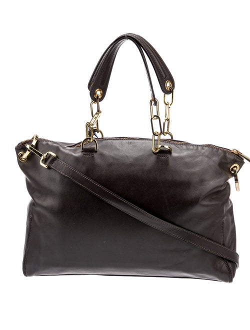 Luisa Spagnoli Leather Top Handle Bag