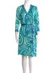 Luisa Spagnoli Printed Knee-Length Dress