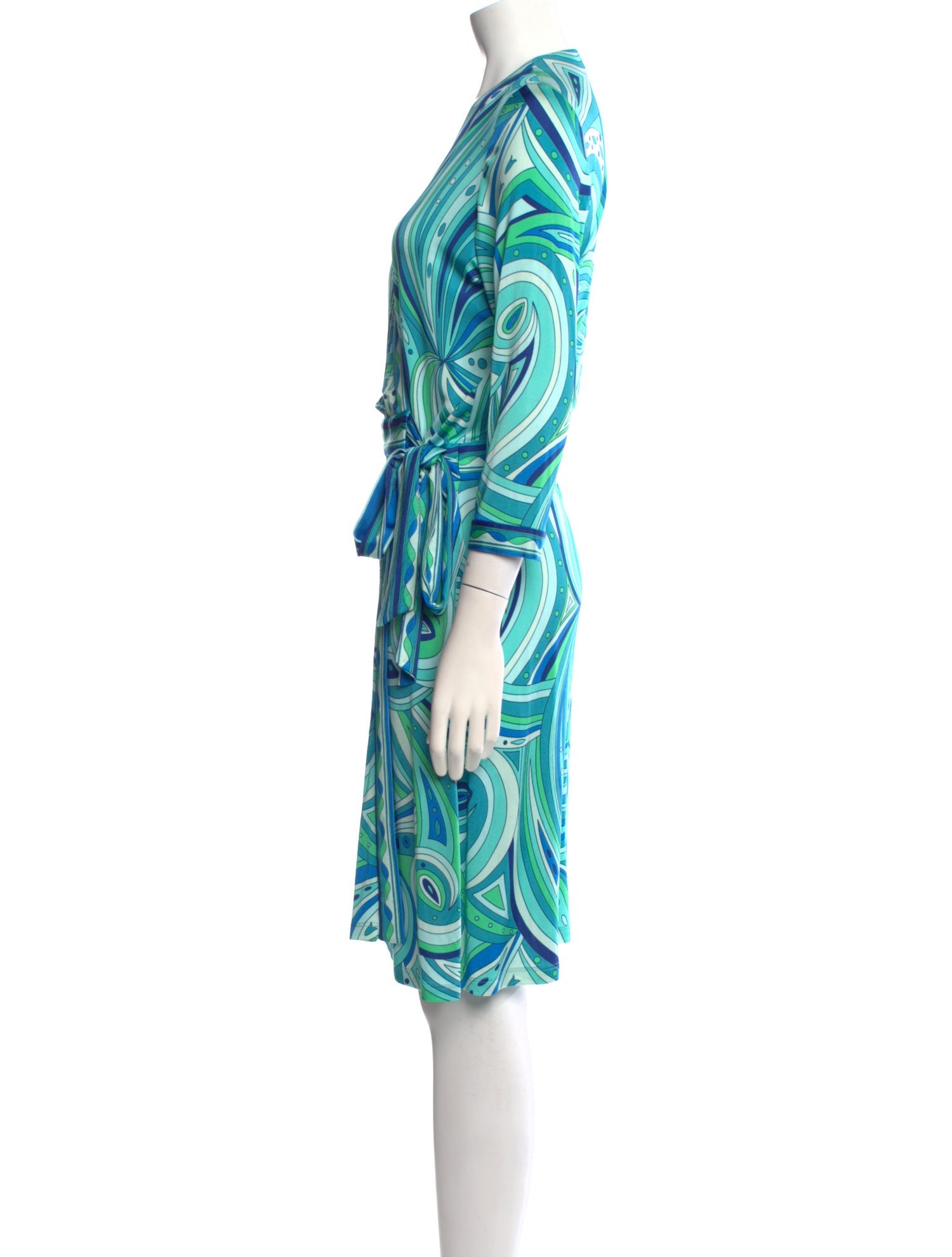 Luisa Spagnoli Printed Knee-Length Dress