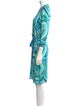 Luisa Spagnoli Printed Knee-Length Dress