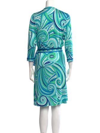 Luisa Spagnoli Printed Knee-Length Dress