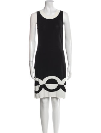 Luisa Spagnoli Scoop Neck Midi Length Dress