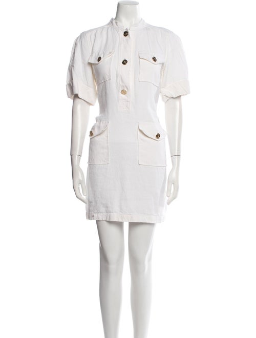 Luisa Spagnoli Mock Neck Mini Dress