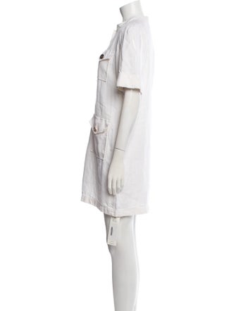 Luisa Spagnoli Mock Neck Mini Dress