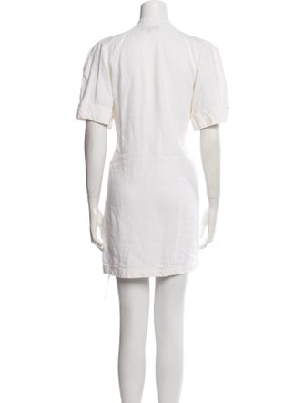 Luisa Spagnoli Mock Neck Mini Dress