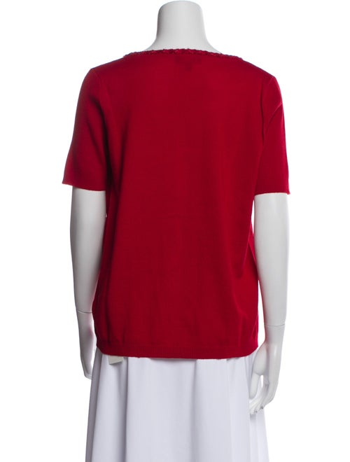 Luisa Spagnoli Virgin Wool Scoop Neck Sweater