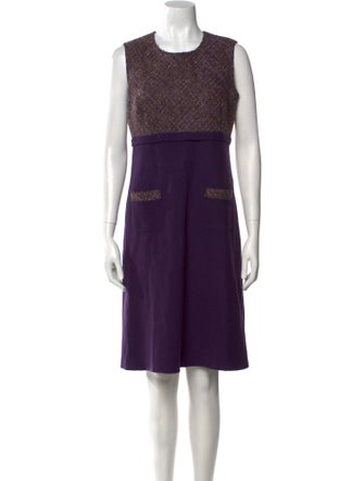Luisa Spagnoli Virgin Wool Knee-Length Dress