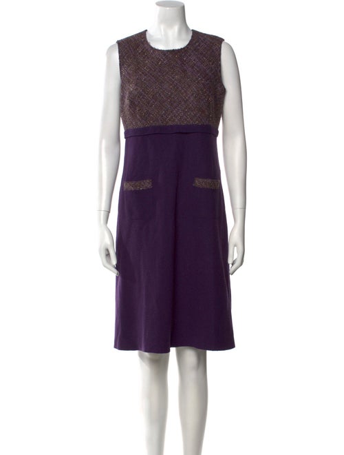 Luisa Spagnoli Virgin Wool Knee-Length Dress