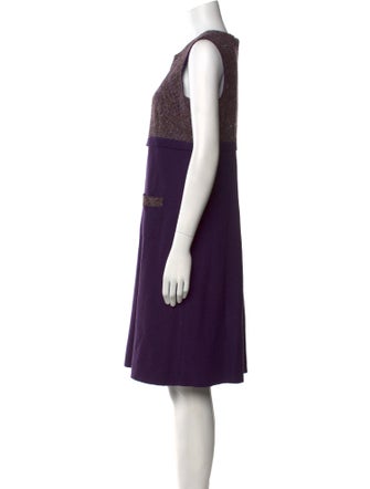Luisa Spagnoli Virgin Wool Knee-Length Dress