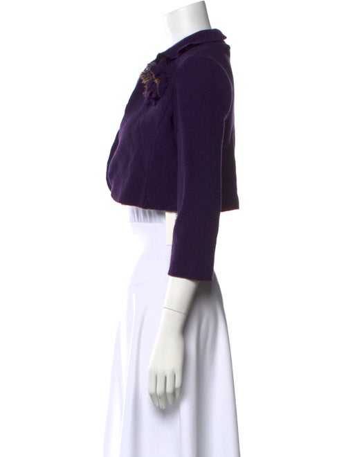 Luisa Spagnoli Virgin Wool Open Front Sweater