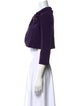 Luisa Spagnoli Virgin Wool Open Front Sweater