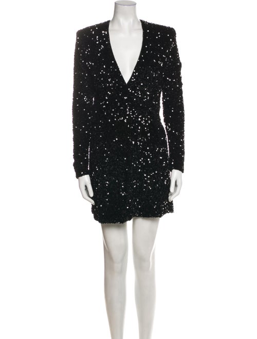 Le Superbe V-Neck Mini Dress