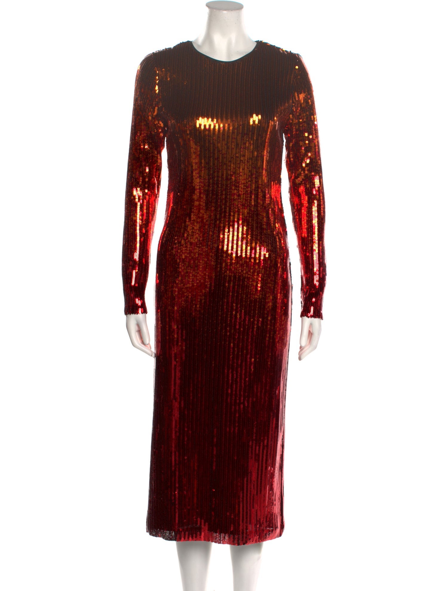 Le Superbe Crew Neck Midi Length Dress