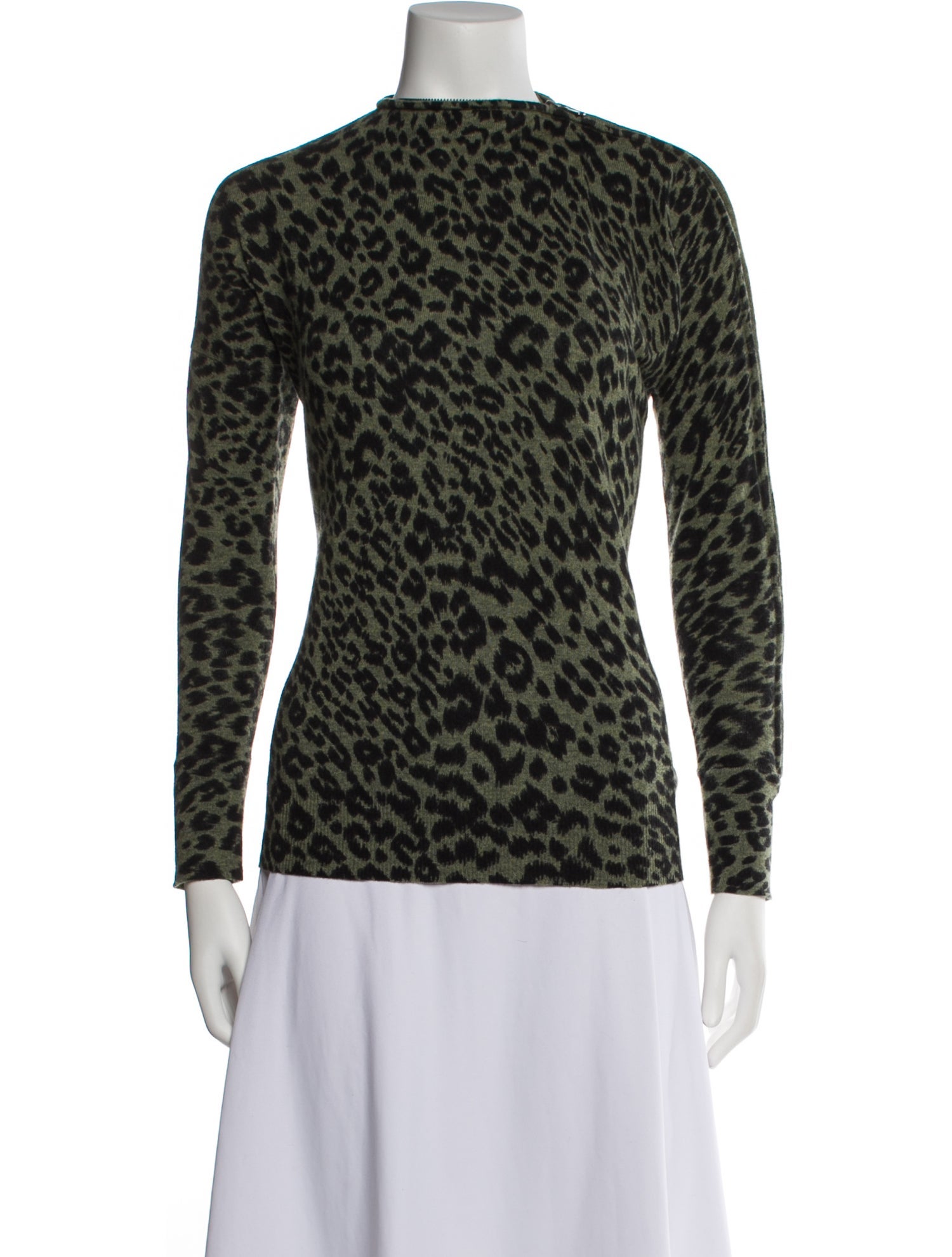 Le Superbe Cashmere Animal Print Sweater