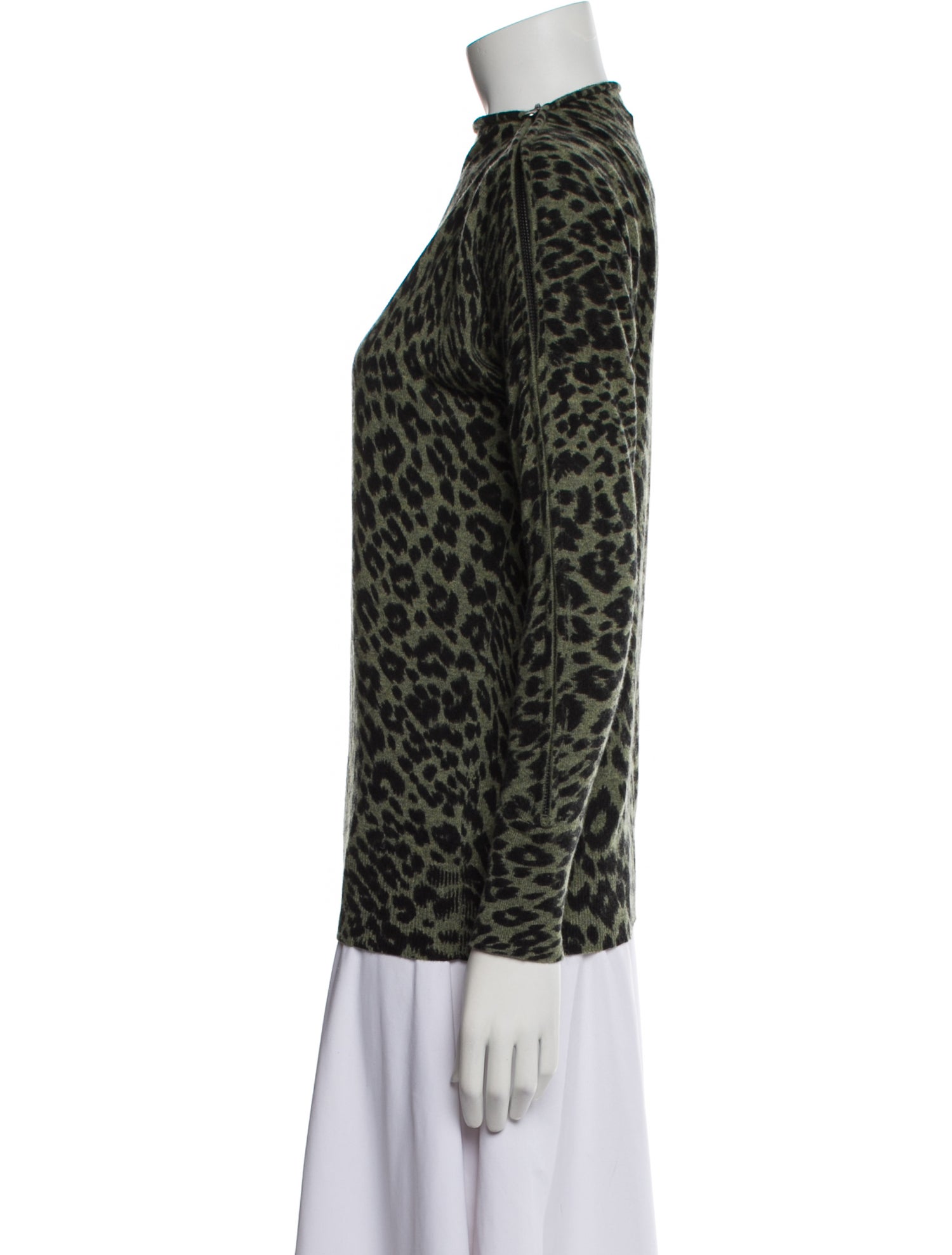 Le Superbe Cashmere Animal Print Sweater