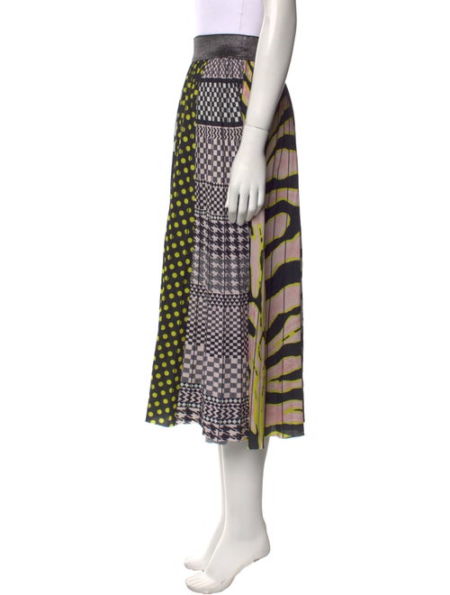 Le Superbe Polka Dot Print Midi Length Skirt