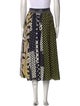 Le Superbe Polka Dot Print Midi Length Skirt