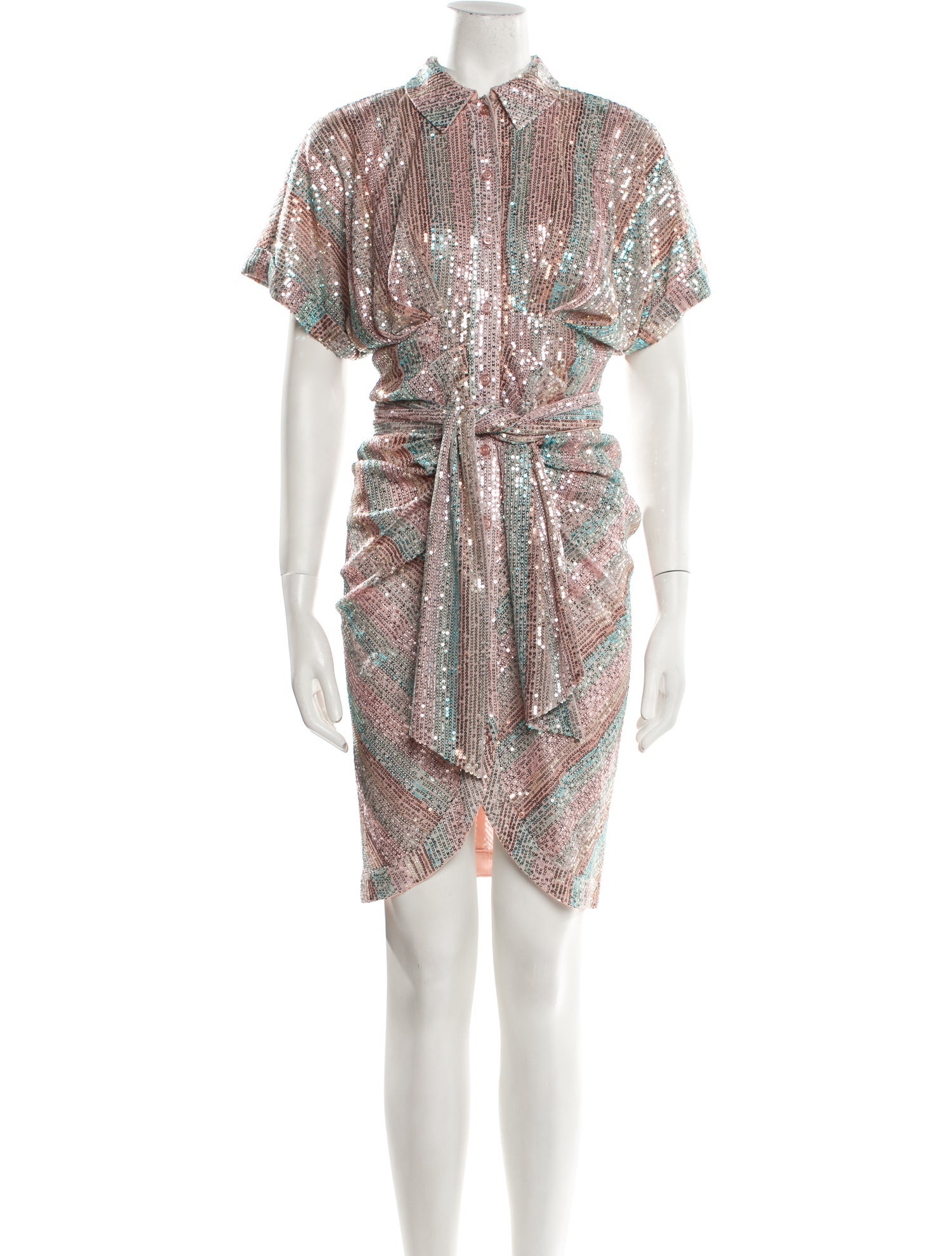 Le Superbe Paisley Print Knee-Length Dress w/ Tags
