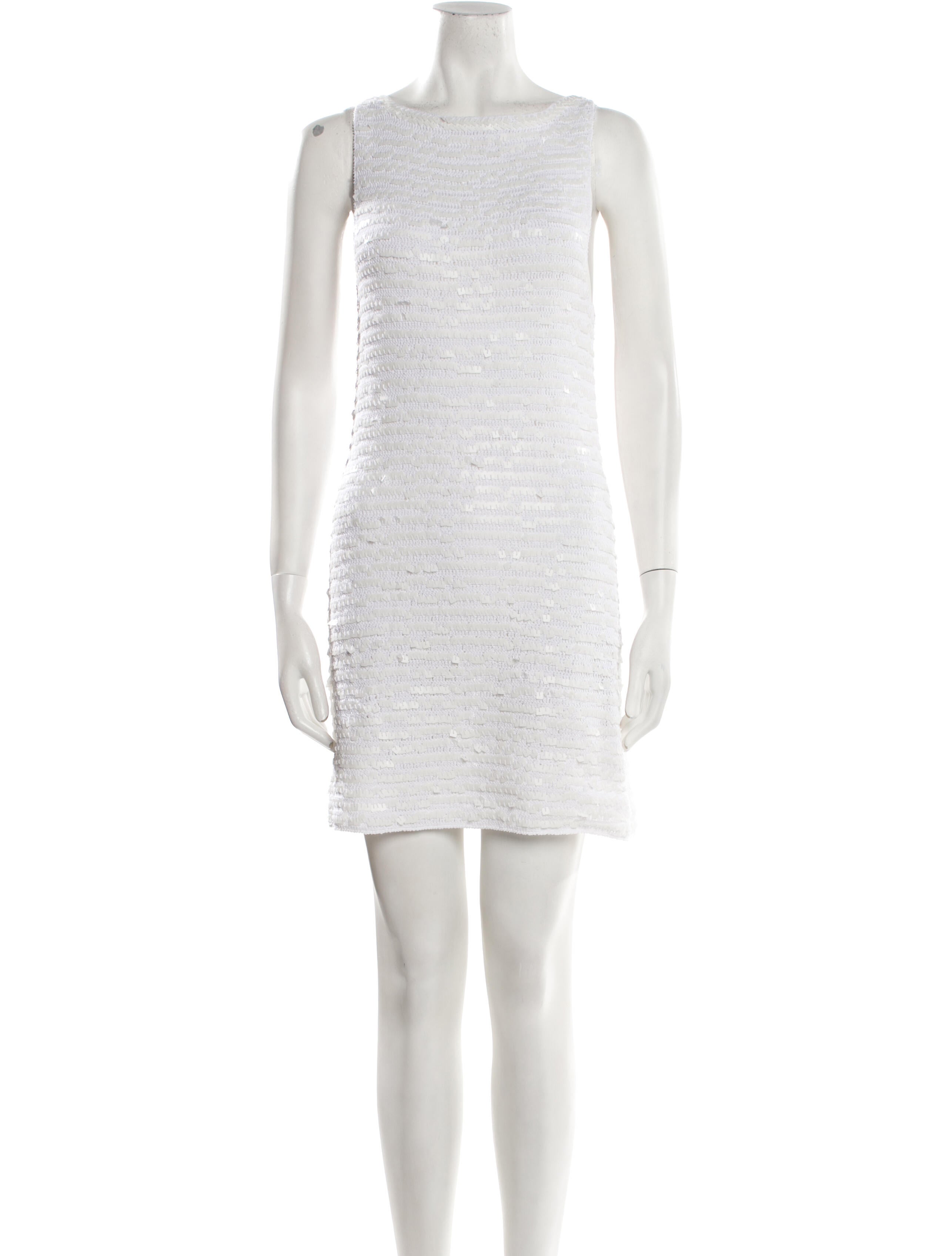 Le Superbe Bateau Neckline Mini Dress w/ Tags