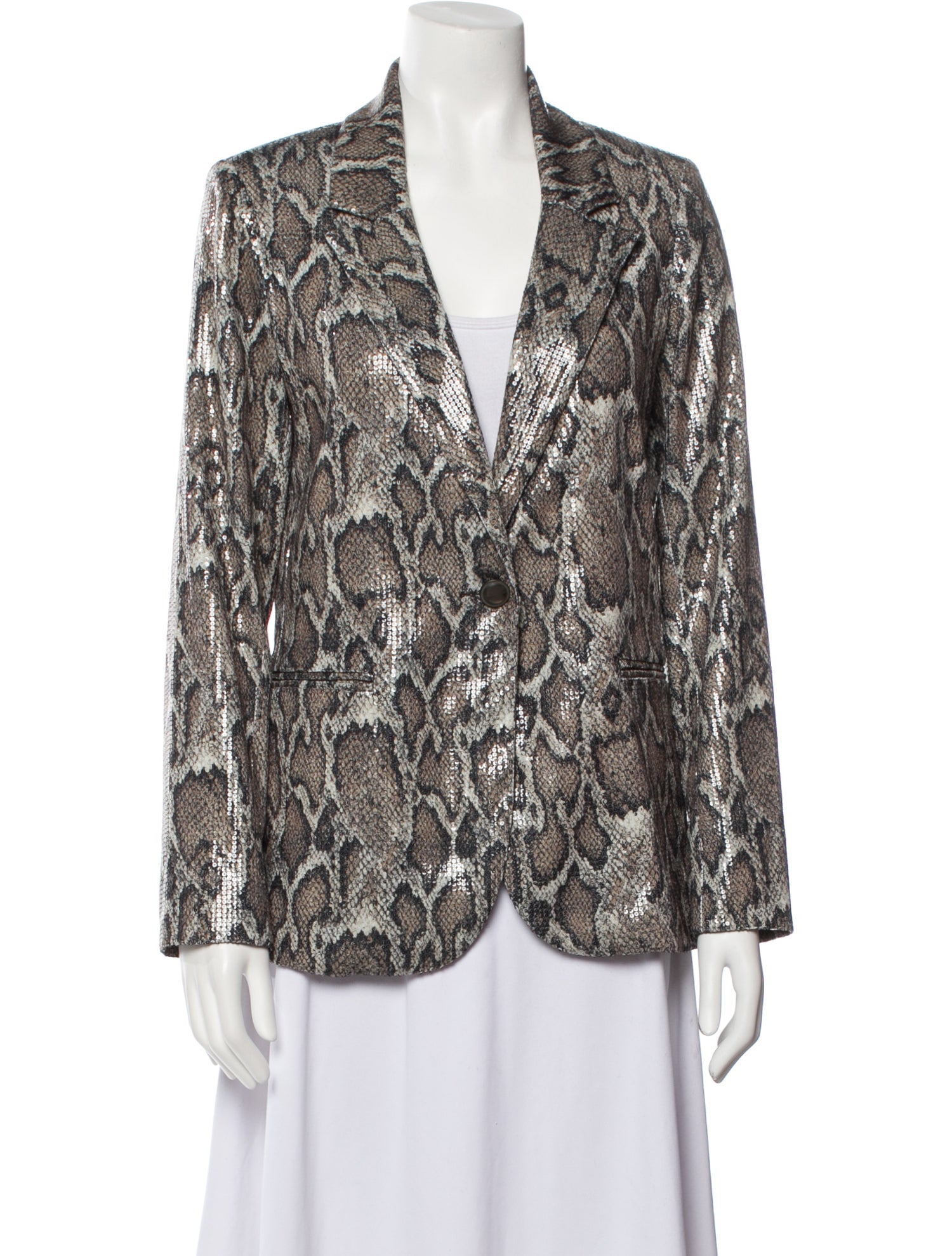Le Superbe Animal Print Blazer
