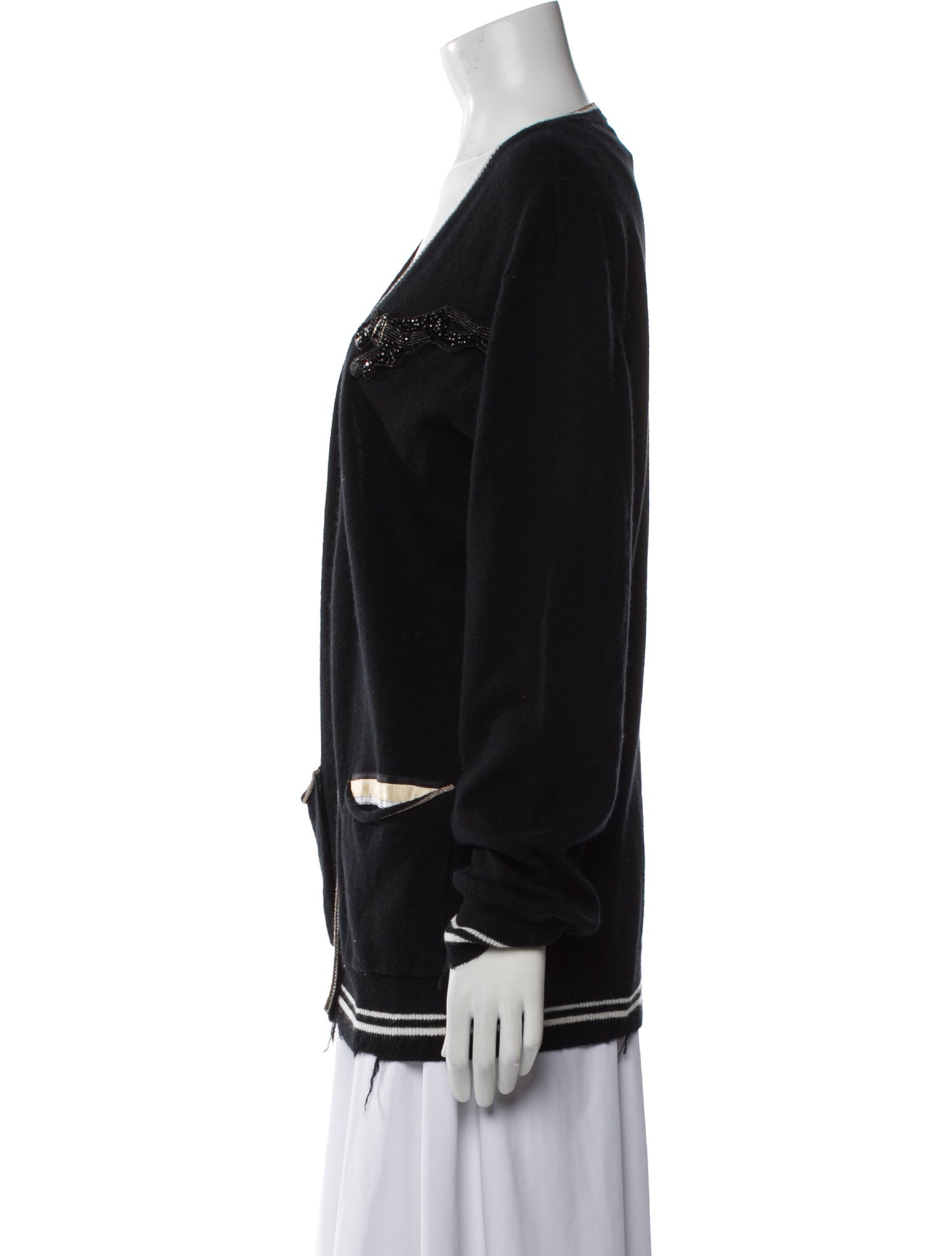 Le Superbe Cashmere Plunge Neckline Sweater