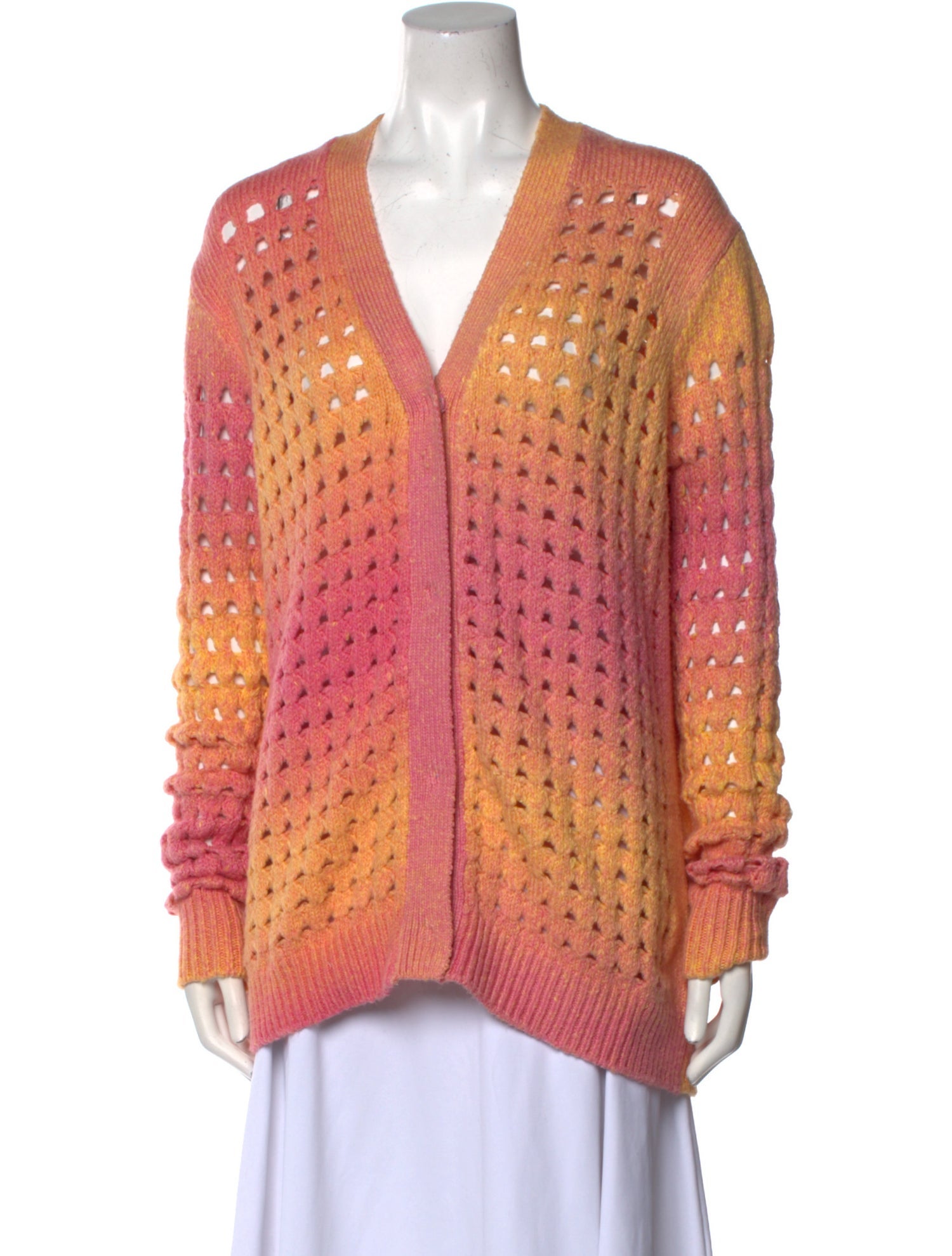 Le Superbe Printed V-Neck Sweater