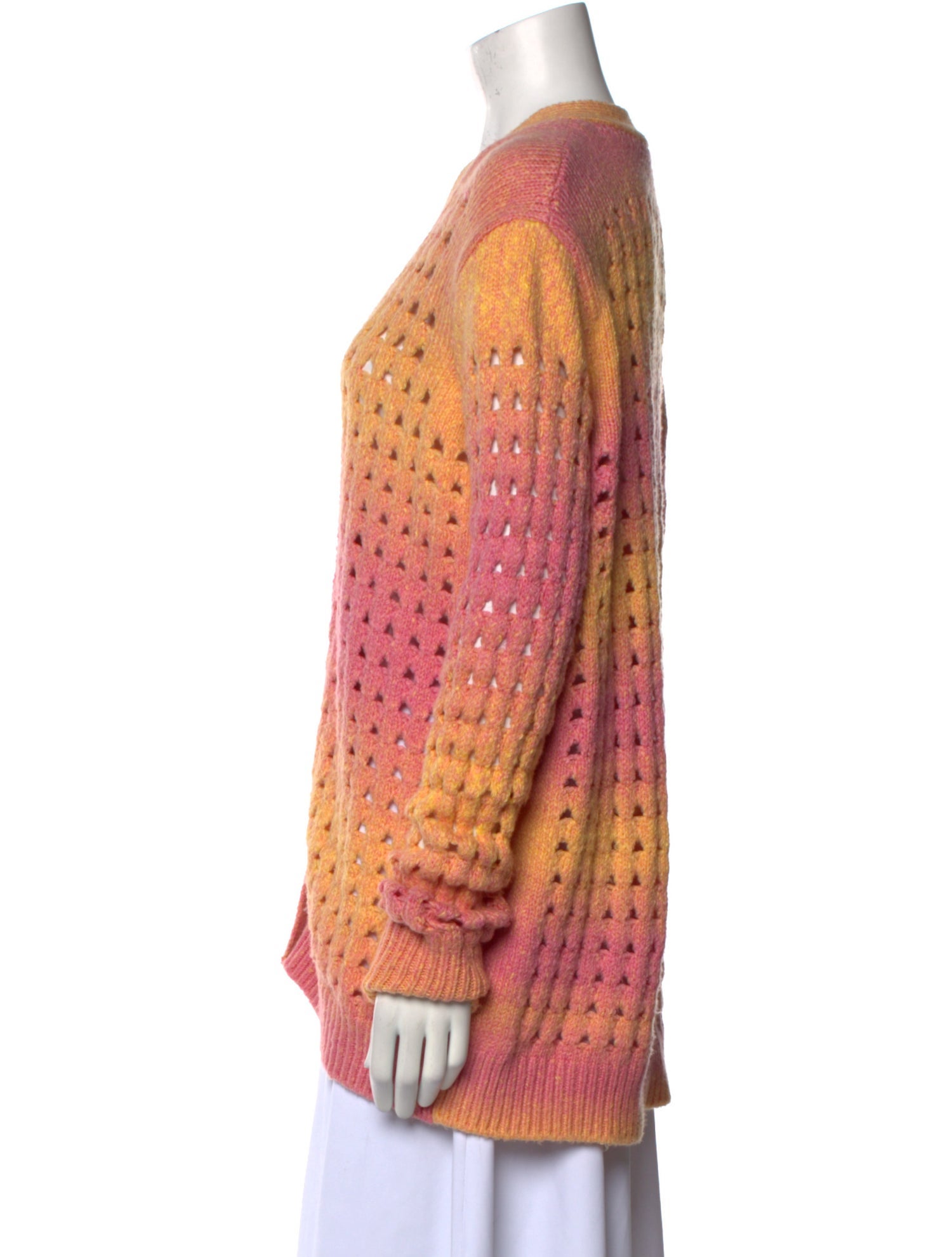 Le Superbe Printed V-Neck Sweater