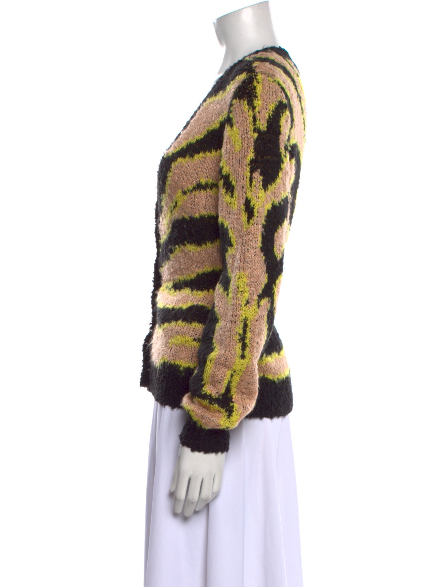 Le Superbe Striped V-Neck Sweater