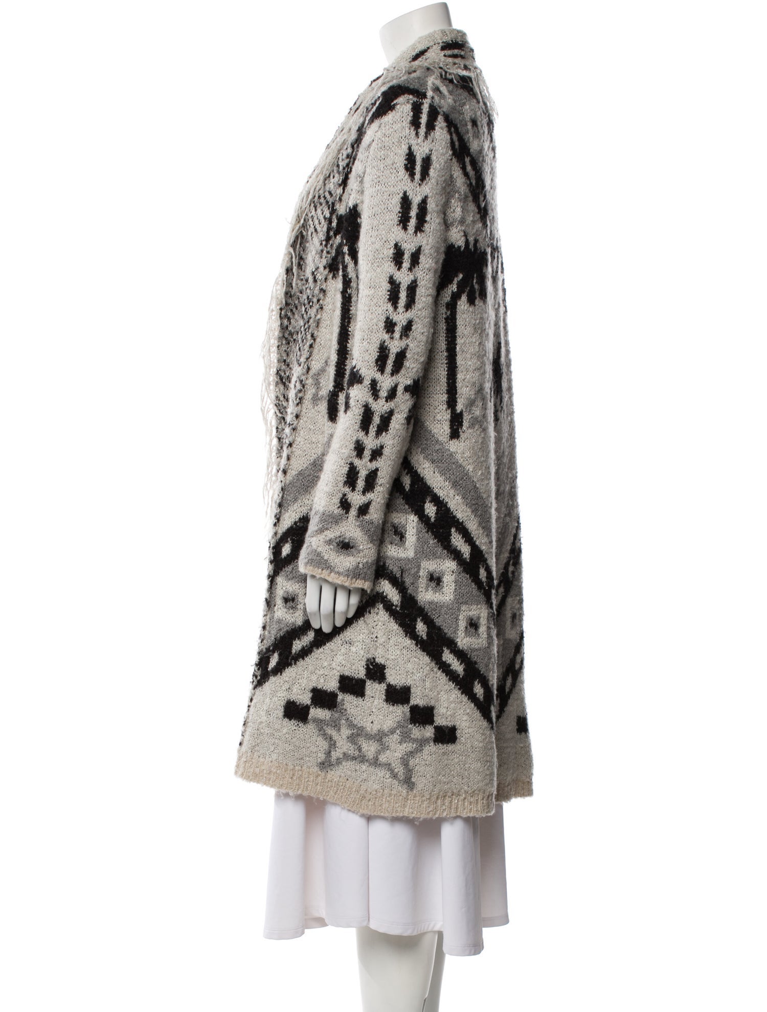 Le Superbe Printed Cowl Neck Sweater