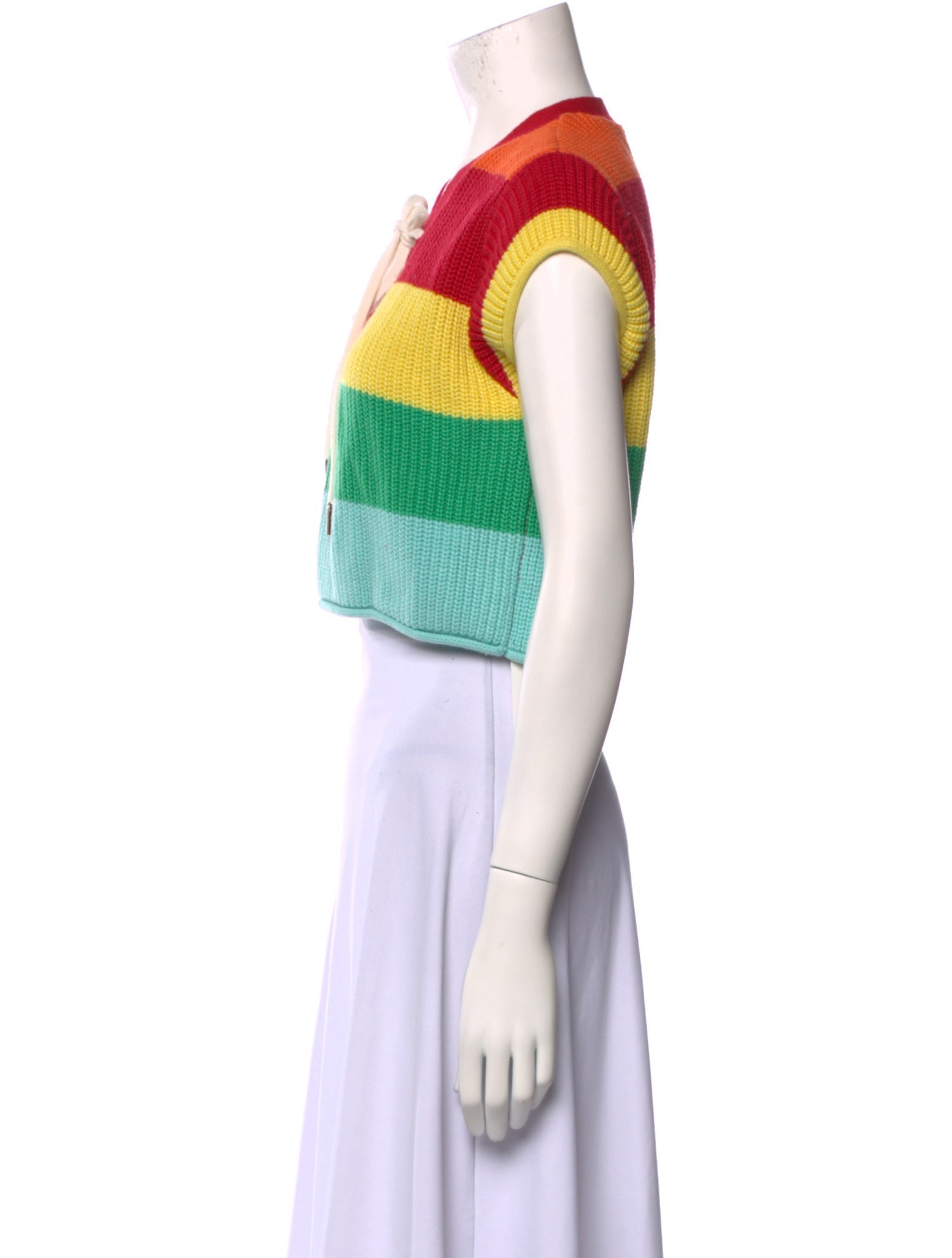 Le Superbe Striped V-Neck Sweater