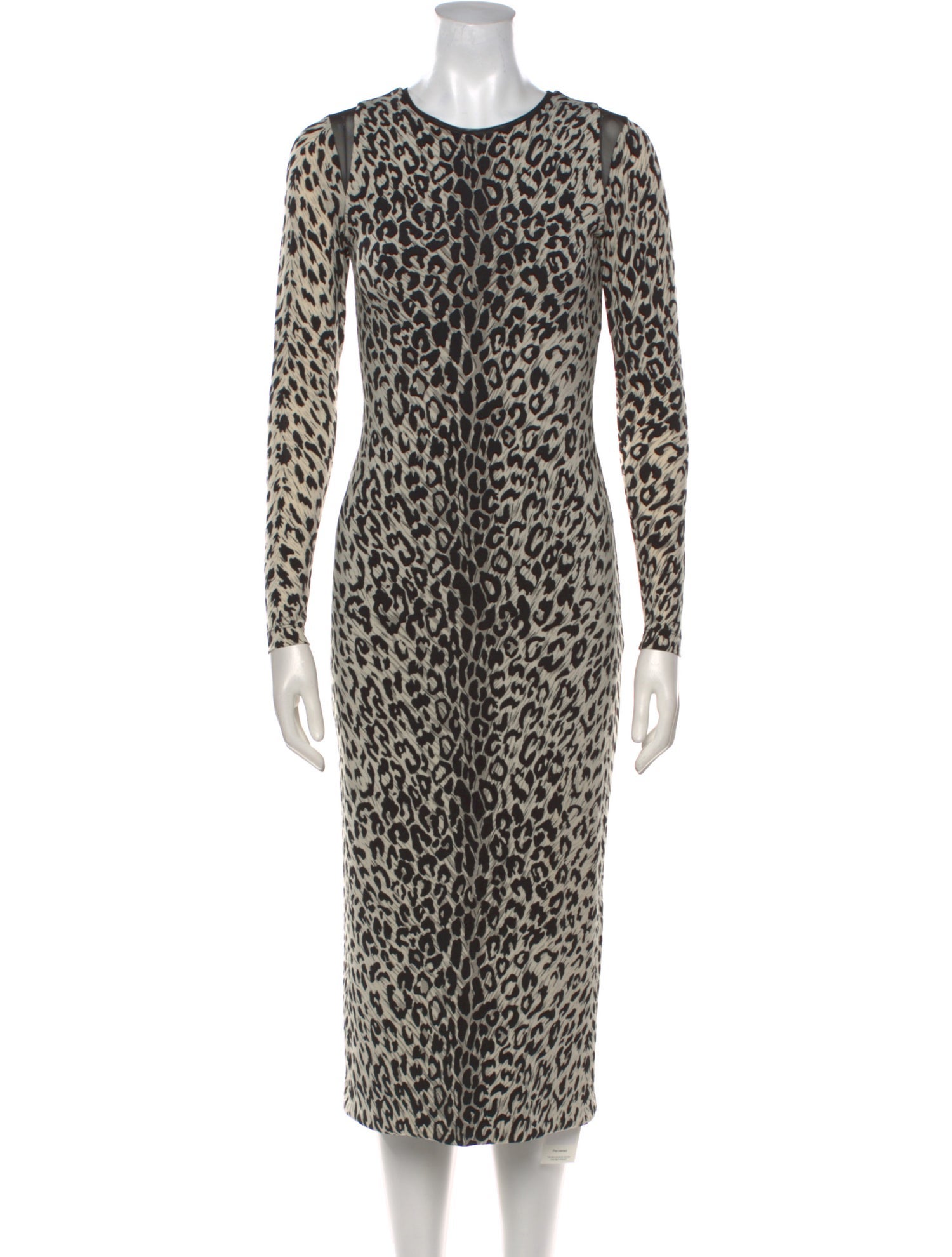Le Superbe Animal Print Midi Length Dress