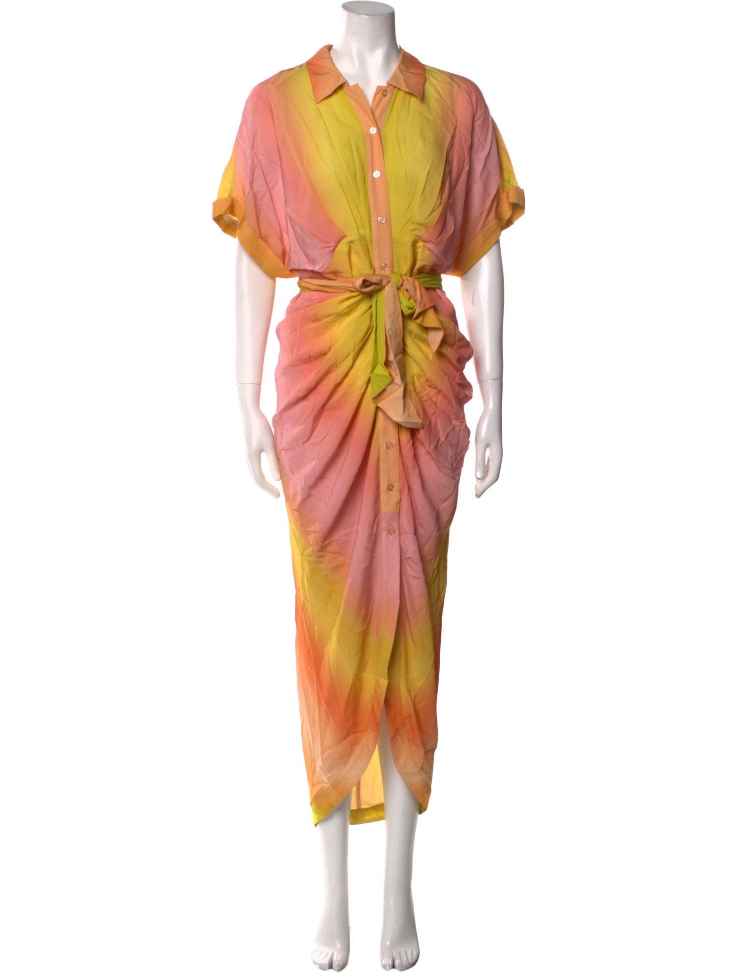 Le Superbe Tie-Dye Print Long Dress